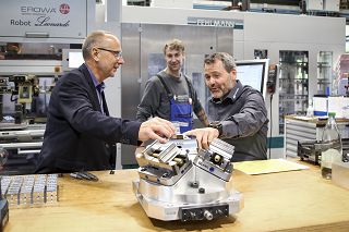 Anwendung Fehlmann Maschine bei Wüthrich