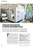 Hochdynamische 5-Achs-Bearbeitung Fehlmann VERSA 645 linear, Freudenberg Sealing Technologies